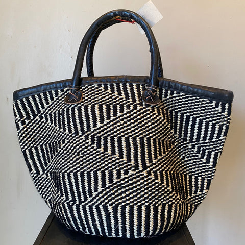 Hand woven African tote